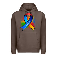 Coffee autism ribbon Premium Hoodie - Zillion Design Studio