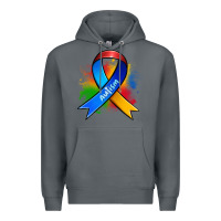 Rock autism ribbon Premium Hoodie - Zillion Design Studio