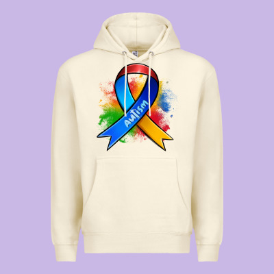 Autism Ribbon Premium Hoodie Designed By Zillion Design Studio
