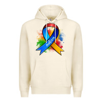 Tofu autism ribbon Premium Hoodie - Zillion Design Studio