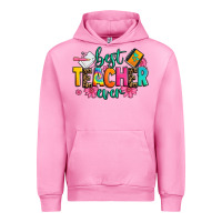 Fuchsia Pink best teacher ever Urban Hoodie - Zillion Design Studio