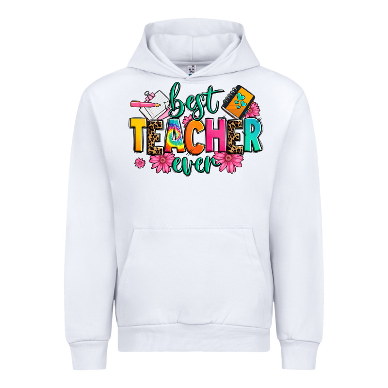 Best Teacher Ever Urban Hoodie by Zillion Design Studio | Teevron