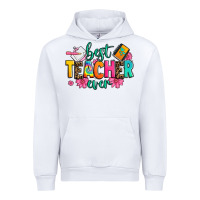 White best teacher ever Urban Hoodie - Zillion Design Studio