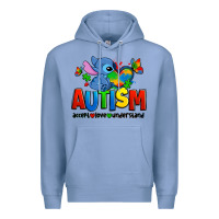 Colony Blue autism stitch accept love understand Premium Hoodie - Zillion Design Studio