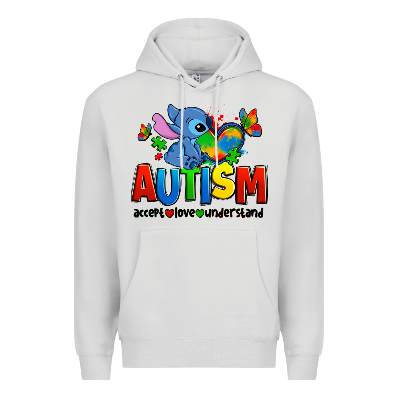 Autism Stitch Accept Love Understand Premium Hoodie by Zillion Design Studio | Teevron