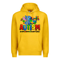 Lemon autism stitch accept love understand Premium Hoodie - Zillion Design Studio