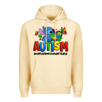 Pina Colada autism stitch accept love understand Premium Hoodie - Zillion Design Studio