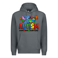 Rock autism stitch accept love understand Premium Hoodie - Zillion Design Studio