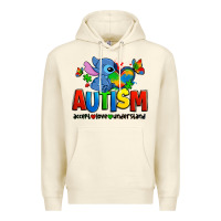 Sandshell autism stitch accept love understand Premium Hoodie - Zillion Design Studio