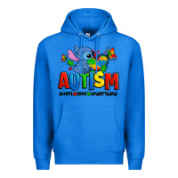 True Royal autism stitch accept love understand Premium Hoodie - Zillion Design Studio