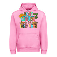 Fuchsia Pink boat waves sun rays lake days Urban Hoodie - Zillion Design Studio
