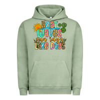 Pigment Oil Green boat waves sun rays lake days Urban Hoodie - Zillion Design Studio
