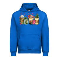 Cobalt cactus coffee cups Urban Hoodie - Zillion Design Studio