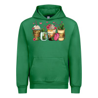 Emerald cactus coffee cups Urban Hoodie - Zillion Design Studio