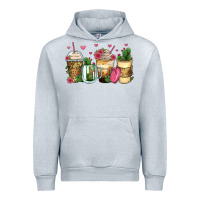 Heather Grey cactus coffee cups Urban Hoodie - Zillion Design Studio