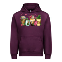 Mauve Wine cactus coffee cups Urban Hoodie - Zillion Design Studio