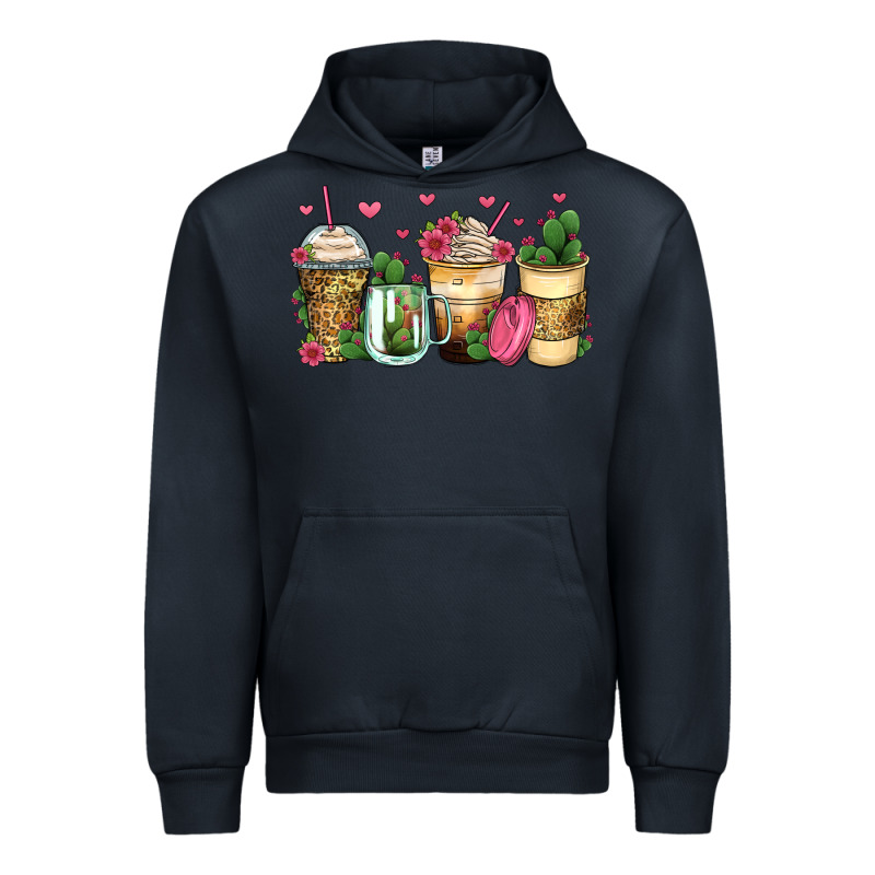 Cactus Coffee Cups Urban Hoodie by Zillion Design Studio | Teevron