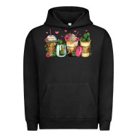Pigment Black cactus coffee cups Urban Hoodie - Zillion Design Studio