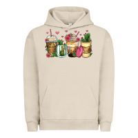 Pigment French Oak cactus coffee cups Urban Hoodie - Zillion Design Studio