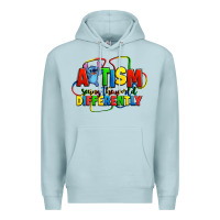 Blue Mist autism stitch seeing the world differently Premium Hoodie - Zillion Design Studio