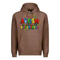 Chestnut autism stitch seeing the world differently Premium Hoodie - Zillion Design Studio