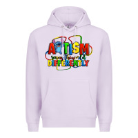 Lilac autism stitch seeing the world differently Premium Hoodie - Zillion Design Studio