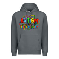 Rock autism stitch seeing the world differently Premium Hoodie - Zillion Design Studio