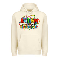 Autism Stitch Seeing The World Differently Premium Hoodie | Teevron