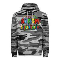Slate Camo autism stitch seeing the world differently Premium Hoodie - Zillion Design Studio