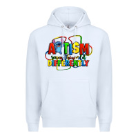 White autism stitch seeing the world differently Premium Hoodie - Zillion Design Studio