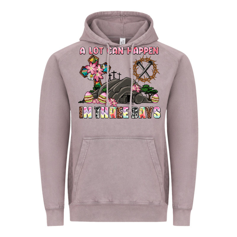 Easter A Lot Can Happen In Three Days Vintage Hoodie by AdoDesignShop | Teevron