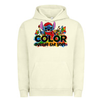 Pigment Pistachio color outside the lines autism stitch Urban Hoodie - Zillion Design Studio