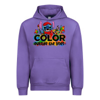 Tulip color outside the lines autism stitch Urban Hoodie - Zillion Design Studio