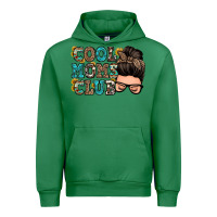 Emerald cool moms club messy bun Urban Hoodie - Zillion Design Studio