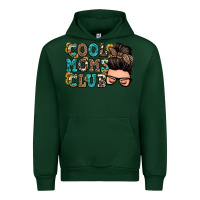 Forest Green cool moms club messy bun Urban Hoodie - Zillion Design Studio
