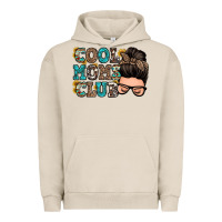 Pigment French Oak cool moms club messy bun Urban Hoodie - Zillion Design Studio