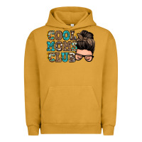 Pigment Peanut Butter cool moms club messy bun Urban Hoodie - Zillion Design Studio