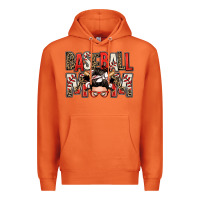 Carrot baseball mom messy bun Premium Hoodie - Zillion Design Studio