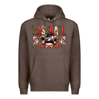 Coffee baseball mom messy bun Premium Hoodie - Zillion Design Studio