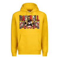 Lemon baseball mom messy bun Premium Hoodie - Zillion Design Studio