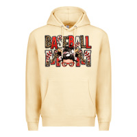 Pina Colada baseball mom messy bun Premium Hoodie - Zillion Design Studio