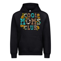Black cool moms club Urban Hoodie - Zillion Design Studio