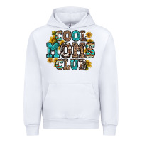 White cool moms club Urban Hoodie - Zillion Design Studio