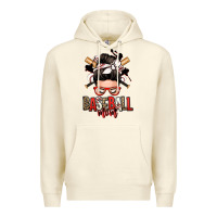 Sandshell baseball mom messy bun Premium Hoodie - Zillion Design Studio