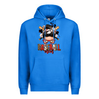 True Royal baseball mom messy bun Premium Hoodie - Zillion Design Studio