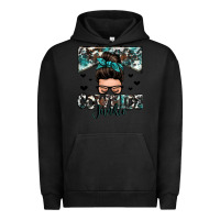 Pigment Black cowhide junkie messy bun Urban Hoodie - Zillion Design Studio