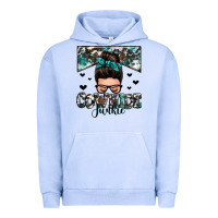 Pigment Grape Ice cowhide junkie messy bun Urban Hoodie - Zillion Design Studio
