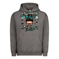 Pigment Tornado cowhide junkie messy bun Urban Hoodie - Zillion Design Studio