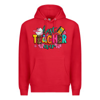 Red best teacher ever Premium Hoodie - Zillion Design Studio