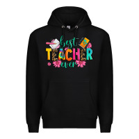 Black best teacher ever Premium Hoodie - Zillion Design Studio